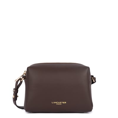 Sac trotteur zippé en cuir, DONNA CUBE LANCASTER