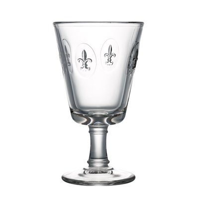 Lot de 6 verres à vin, FLEUR DE LYS LA ROCHERE