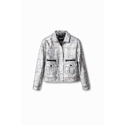 Desigual - Veste "trucker" métallisée DESIGUAL