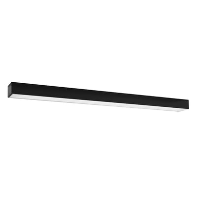 Plafonnier Aluminium Noir LED 1 Pinne EDEN