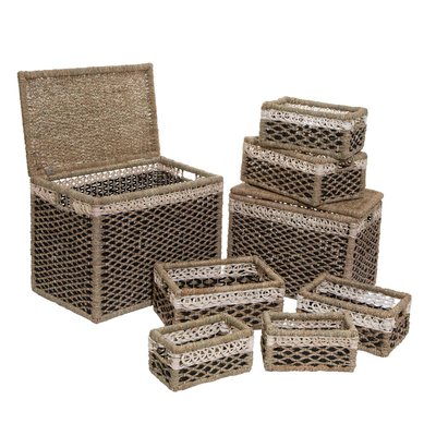 Set de 8 paniers rectangulaires ATMOSPHERA