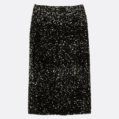 Jupe crayon midi, à sequins LA REDOUTE COLLECTIONS