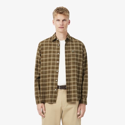 Camicia di flanella, vestibilità regolare LACOSTE