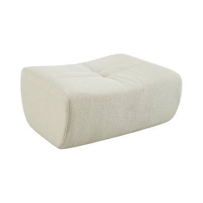 Pouf, repose-pieds compressé pour chauffeuse Sokol bouclette texturée SOKOL SWEEEK