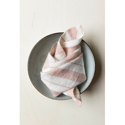 Serviette en lin lavé rayé, Les Essentiels GABRIELLE PARIS