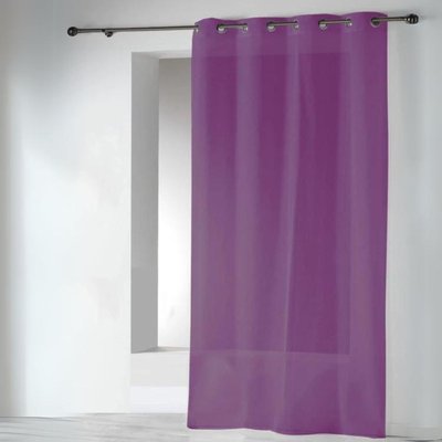 Voilages en Etamine Unie à Oeillets HOME MAISON