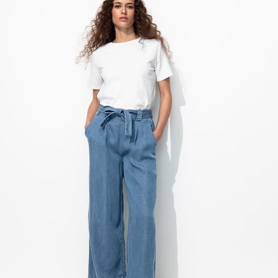 Pantalon large taille haute PROMOD