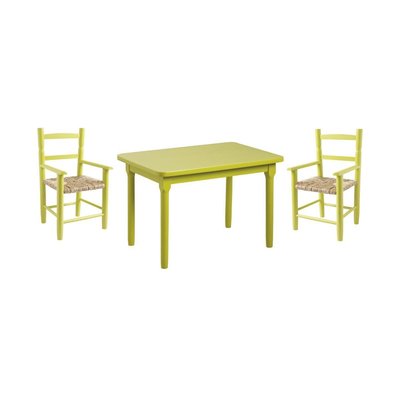 Salon enfant 1 table 2 fauteuils Anis AUBRY GASPARD