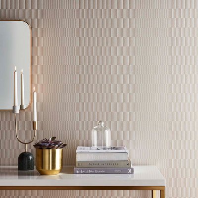Papier peint Symmetry soft gold GRAHAM ET BROWN