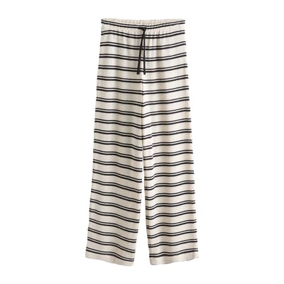 Pantalon large aspect maille NEXT