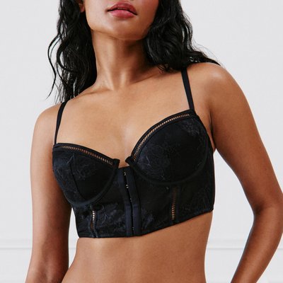 Bustier ampliforme en dentelle florale GLAMLACIZ UNDIZ