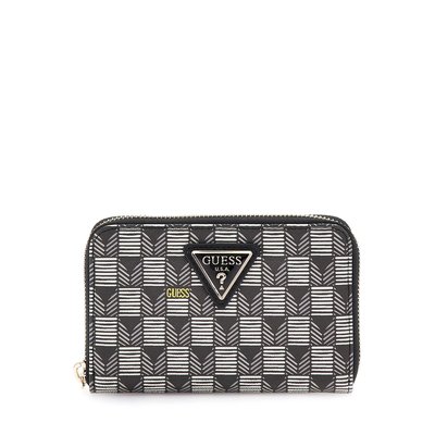 Mini Portefeuille G Wave Imprimé Géométrique GUESS