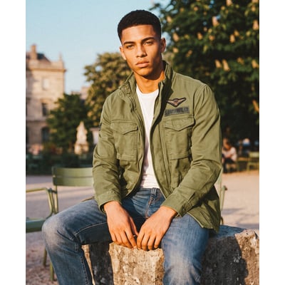 Veste Militaire M65 à Écussons SUPERDRY