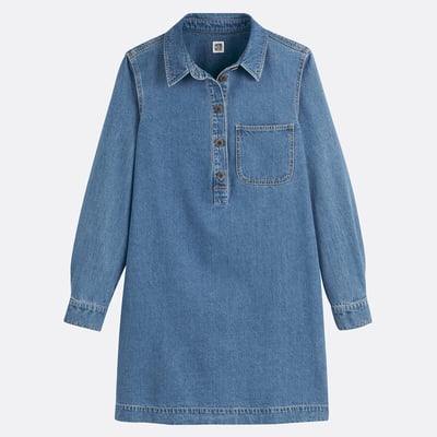 Robe courte en denim, Signature ALBANE LA REDOUTE COLLECTIONS