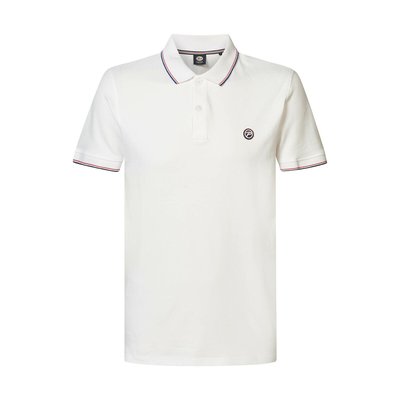 Cotton Tipped Polo Shirt with Short Sleeves PETROL INDUSTRIES