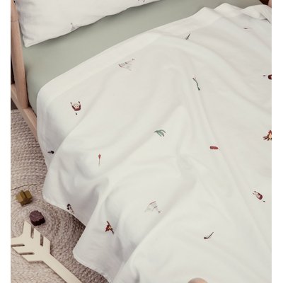 Drap plat bébé en coton bio, PETITE PLUME KADOLIS