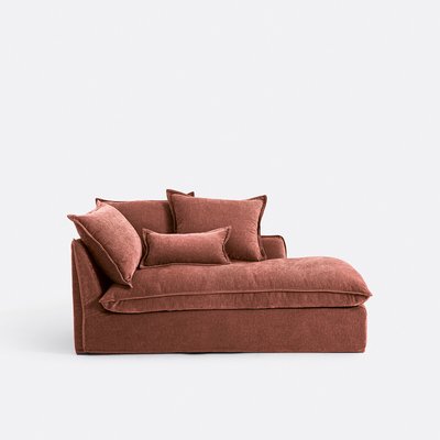 Chaise longue destra poliestere chiné, Odna LA REDOUTE INTERIEURS
