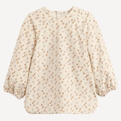 Floral print long sleeve apron LA REDOUTE COLLECTIONS