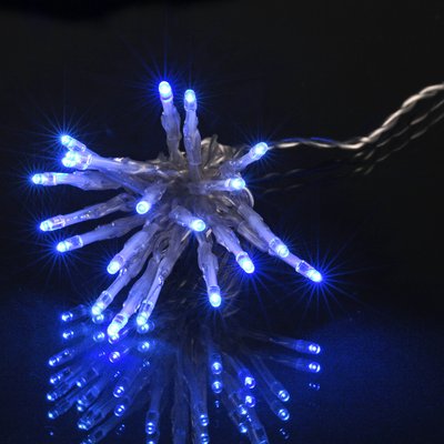Guirlande lumineuse interieure 50 led bleues 5m DOUCEUR D'INTÉRIEUR
