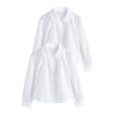 Chemise manches longues à volants, lot de 2 NEXT
