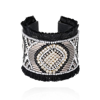 Manchette ajustable en perles LUNA HIPANEMA