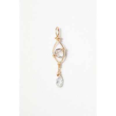 Pendentif Kamsa- Or 750‰ Diamant blanc YAY PARIS
