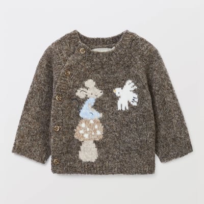 Pull intarsia imprimé BOUT'CHOU