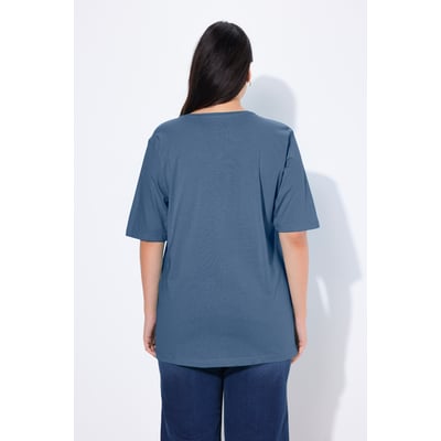 T-shirt coupe Relaxed Fit. Col ULLA POPKEN