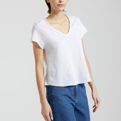 Sonoma Short Sleeve T-Shirt with V-Neck AMERICAN VINTAGE