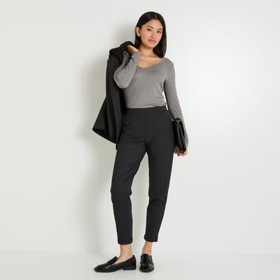 Pantalon en maille jacquard GRAIN DE MALICE