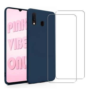Coque Galaxy A40 antichoc + 2 vitres EVETANE