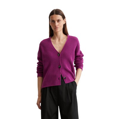 Cardigan col V relaxed en coton organique lourd MARC O'POLO