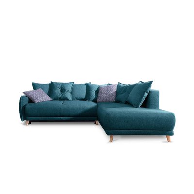 Canapé d'Angle Convertible en Tissu 5 places - LENA LISA DESIGN