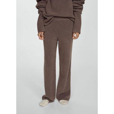 Pantalon droit maille MANGO