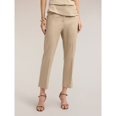 Pantalon regular avec empiècement et double ceinture MOTIVI