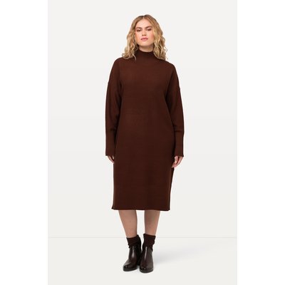 Robe oversize en maille à col montant et ULLA POPKEN