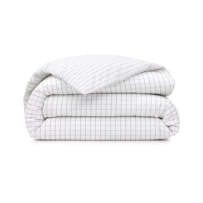 Housse de couette en percale de coton, L TENNIS NET LACOSTE HOME