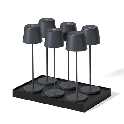 6 lampes LED avec plateau de chargement KELLY LUMISKY
