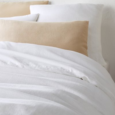 Housse de couette biface lin et coton lavés Annaba LA REDOUTE INTERIEURS