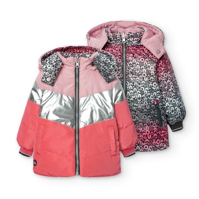 Parka réversible à capuche et gros imprimé BOBOLI