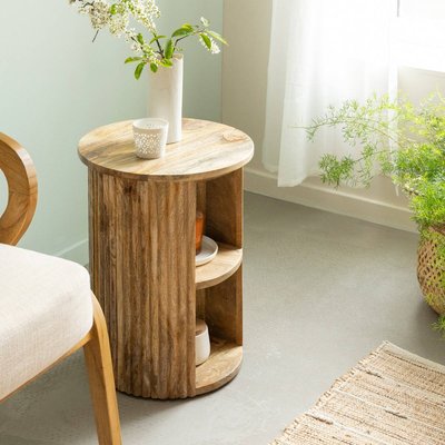 Table de chevet en bois de manguier  MAËVA MADE IN MEUBLES 