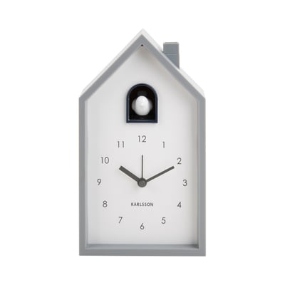 Réveil en plastique avec coucou- ALARM MODERN CUCKOO KARLSSON