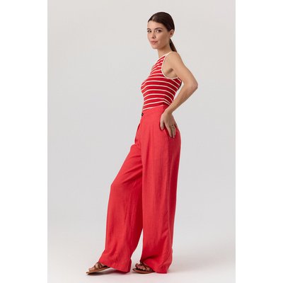Pantalon large à taille haute élégance et minimalisme JEANNE ARTLOVE