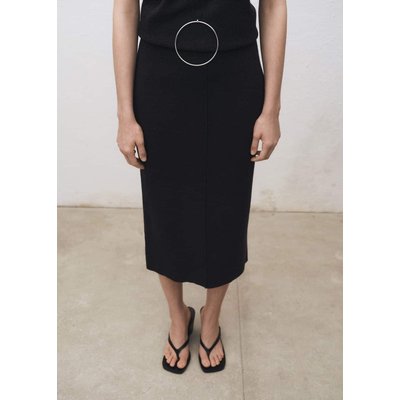Jupe midi laine mélangée MANGO
