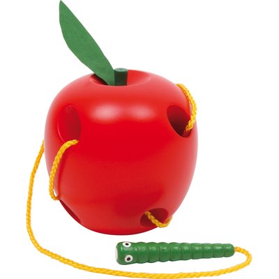 Pomme en bois à enfiler SMALL FOOT COMPANY