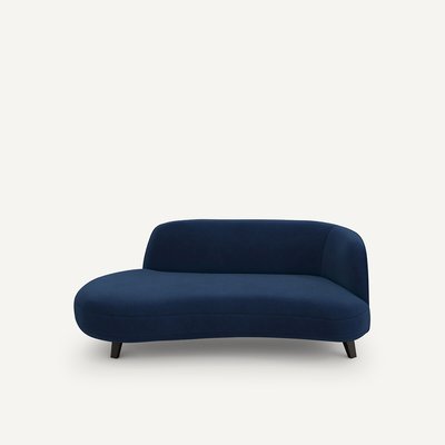 Canapé Dormeuse velours, Rosebury design E.Gallina AM.PM