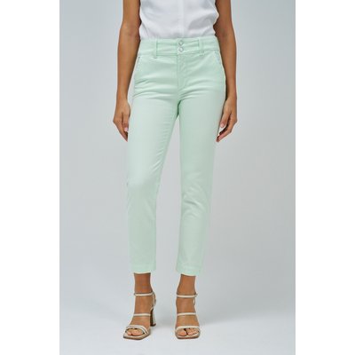 CHINO SECRET PUSH IN CROPPED SLIM SALSA JEANS