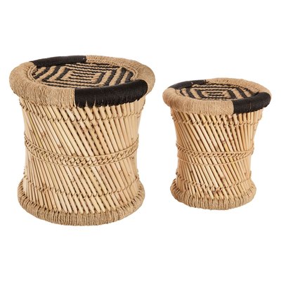 2 Tables gigognes en bambou Nomade ATMOSPHERA