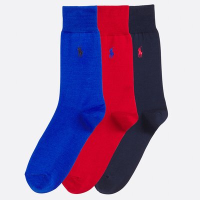Set di 3 paia di calzini in filato scozzese POLO RALPH LAUREN