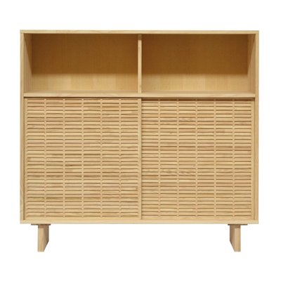 Buffet haut en pin massif verni FORMENTERA NAAN FURNITURE
